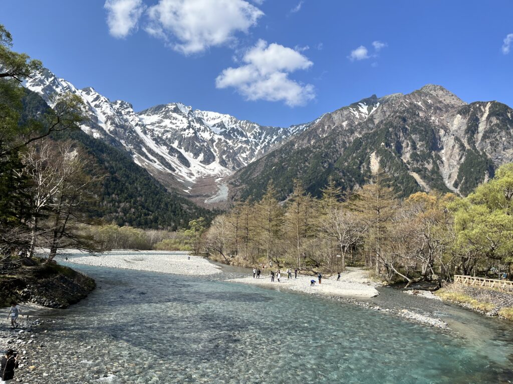 上高地の様子